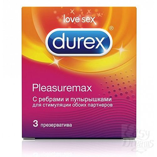 ���������� 1:  ��������� ������������ � ������� � ������ Durex Pleasuremax - 3 ��.