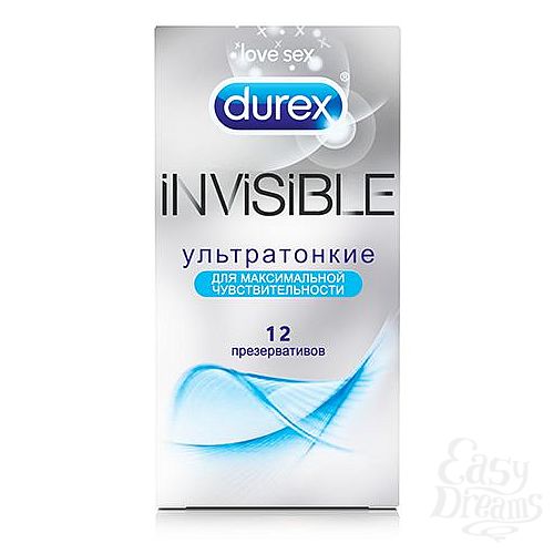 ���������� 1:  ������������ ������������ Durex Invisible - 12 ��.