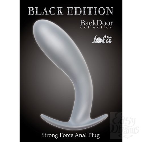  1:    Strong Force Anal Plug Grey 4215-02Lola