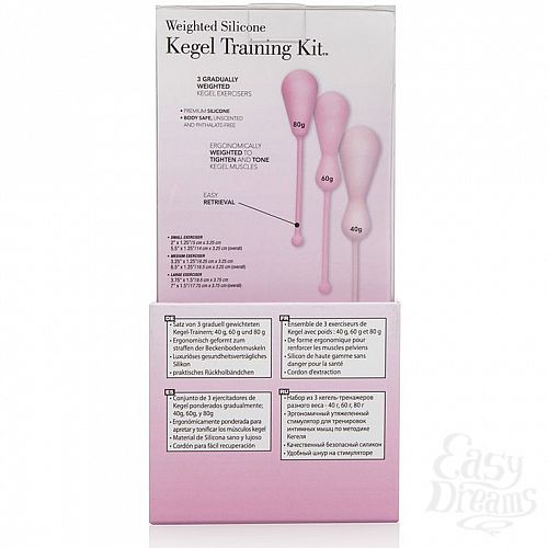 ���������� 5  ����� Inspire Weighted Kegel Training Kit, 3.75 ��. 