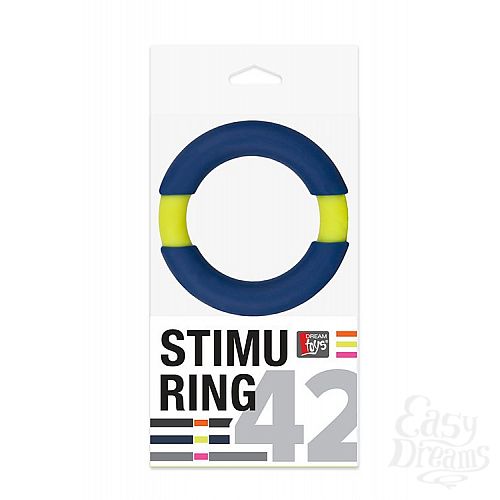 ���������� 2  ����� ����������� ������ NEON STIMU RING 42MM BLUE/YELLOW