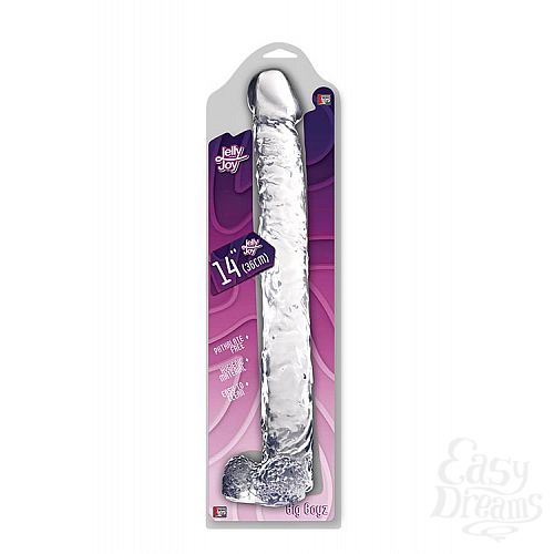  2   - JELLY JOY BIG BOYZ EXTRA LONG CLEAR DONG - 36 .