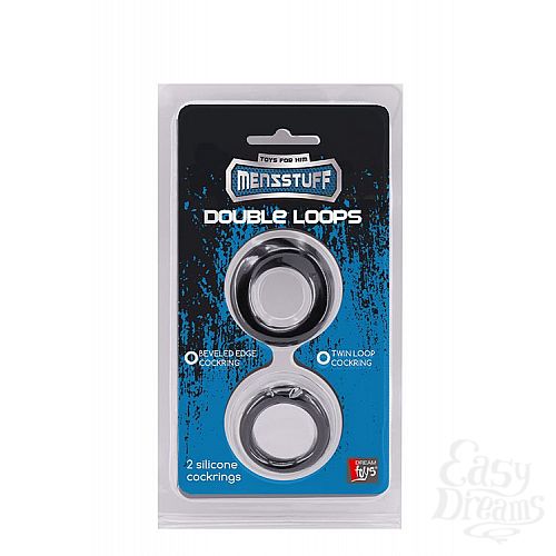 ���������� 2  ����� �� 2 ����������� ����� MENZSTUFF DOUBLE LOOPS 2 SILICONE RING: ���������� � ��������