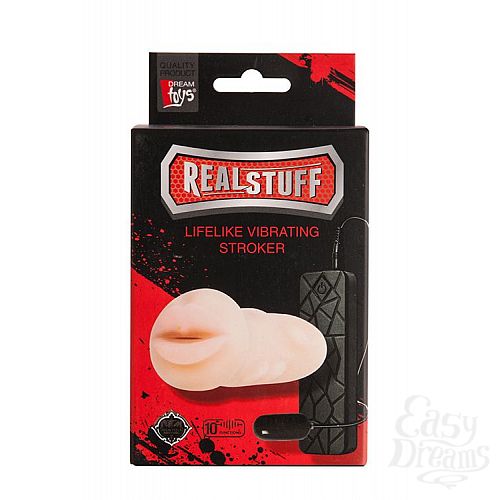 ���������� 2  �����������-����� � ��������� REALSTUFF VIBRATING MASTURBATOR MOUTH