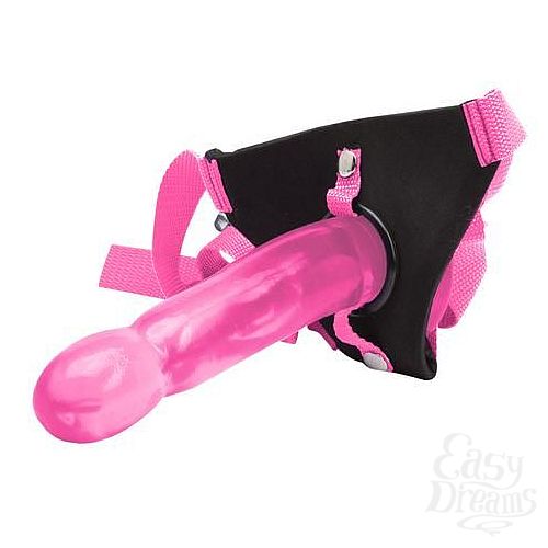 ���������� 1:  ������� ������� Climax Strap-on Pink Ice Dong   Harness set - 17,8 ��.