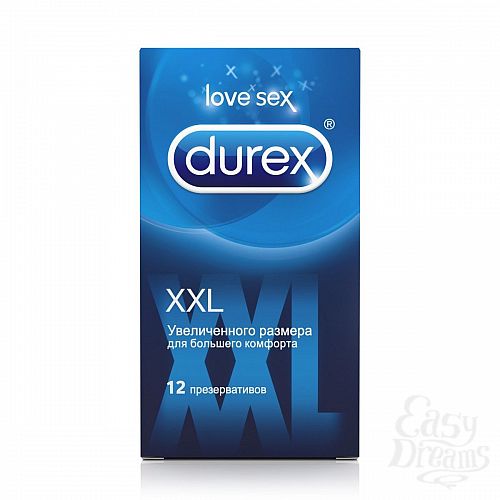 ���������� 1:  ������������ ������������ ������� Durex XXL - 12 ��.