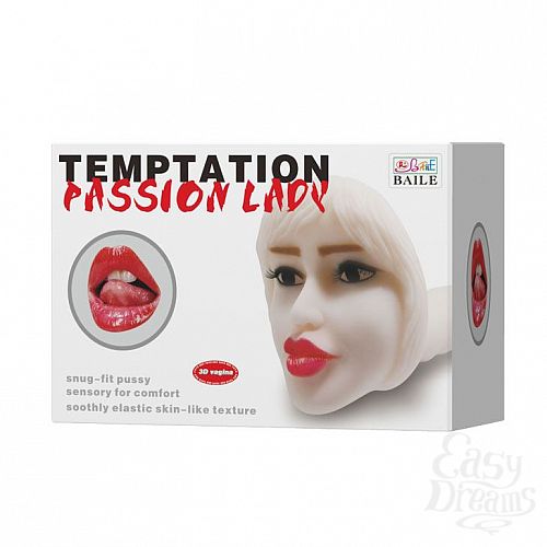 Фотография 6  Мастурбатор-ротик с вибрацией Temptation Passion Lady