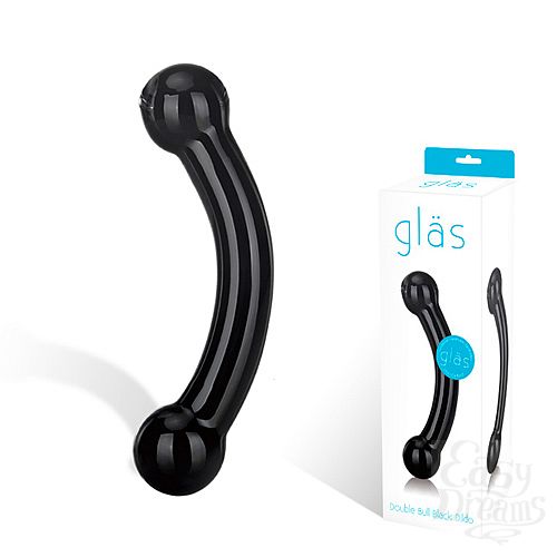  1:    BULL BLACK DILDO GLAS-08