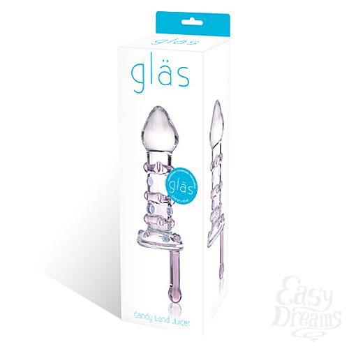Фотография 3  Небольшой фаллос с ручкой CANDY LAND JUICER GLAS-21