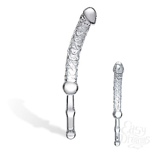 ���������� 2  ������ �� ������ � �������� CURVE TEXTURED LOVE WAND GLAS-14