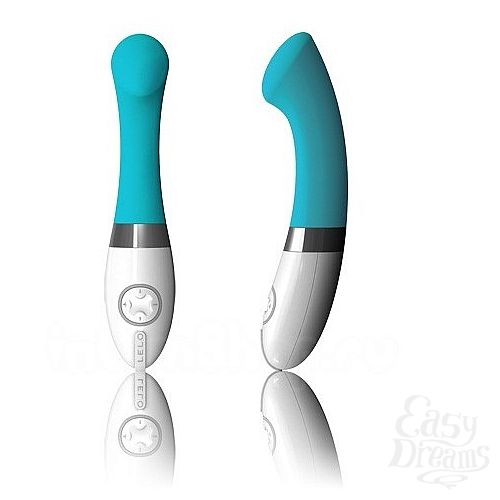 Фотография 1:  Вибратор для G-точки Gigi (LELO) голубой Фотография 1:  Вибратор для G-точки Gigi (LELO) голубой