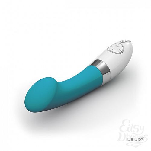Фотография 3:  Вибратор для G-точки Gigi (LELO) голубой Фотография 3  Вибратор для G-точки Gigi (LELO) голубой