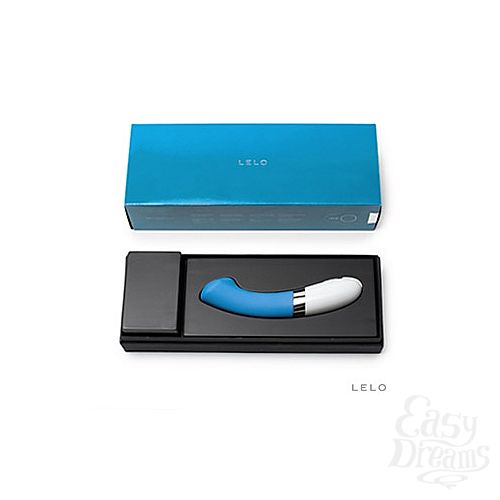 Фотография 4:  Вибратор для G-точки Gigi (LELO) голубой Фотография 4  Вибратор для G-точки Gigi (LELO) голубой