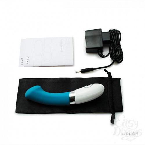 Фотография 5:  Вибратор для G-точки Gigi (LELO) голубой Фотография 5  Вибратор для G-точки Gigi (LELO) голубой