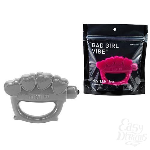 Фотография 1:  Вибратор-кастет платиновый BAD GIRL VIBE H25114-11001 