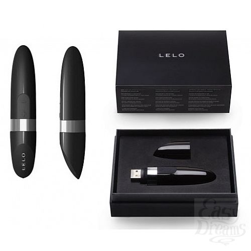 Фотография 3:  Черный вибратор Mia Black с зарядкой от USB (LELO) Фотография 3  Черный вибратор Mia Black с зарядкой от USB (LELO)