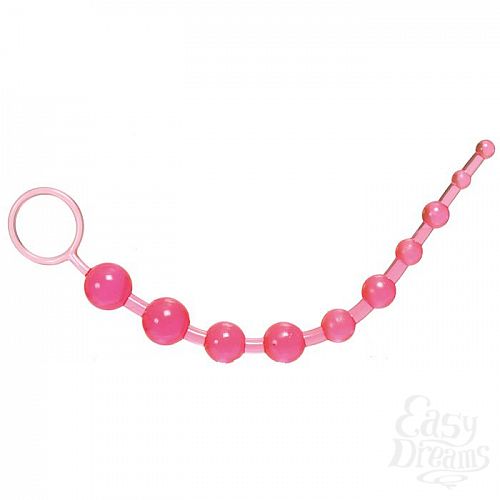 Фотография 2  Анальная цепочка X-10 Beads Pink 1233-04CDSE