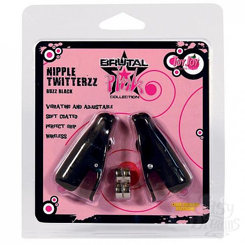 ���������� 2  ������ �� ����� � ������ � ����� (������) NIPPLE TWITTERZ VIBR NIPPLE CLIPS9784TJ