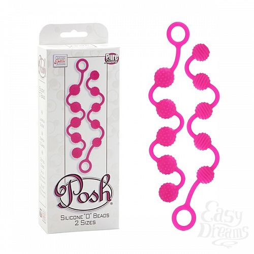 ���������� 1:  �������� ������� Posh Silicone O Beads Pink 1322-10BXSE