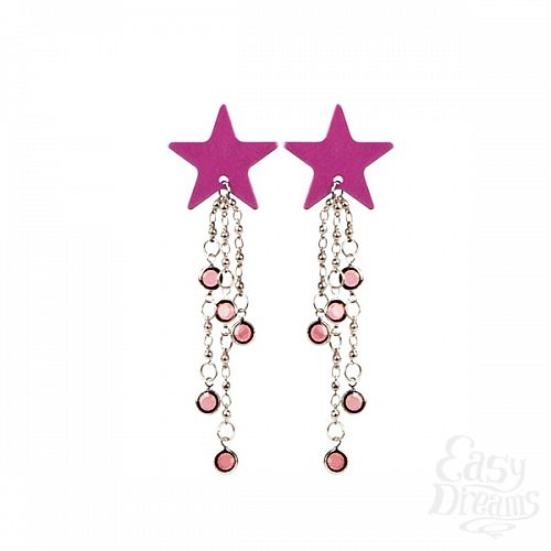 ���������� 2  ��������� ��� ����� Body Charms Stars Pink 2613-40CDSE