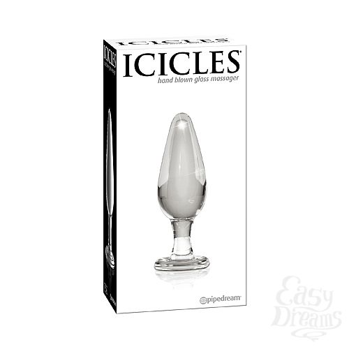Фотография 1:  Анальный стимулятор ICICLES № 26 из стекла