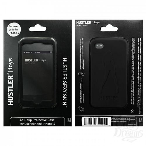 Фотография 1:  Синий силиконовый чехол HUSTLER для iPhone 4, 4S H41533-11001