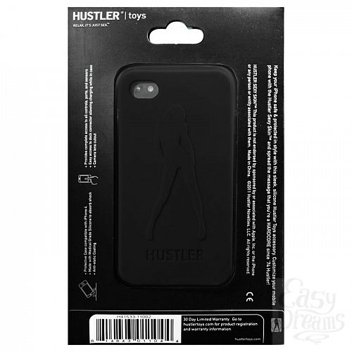 Фотография 2  Синий силиконовый чехол HUSTLER для iPhone 4, 4S H41533-11001