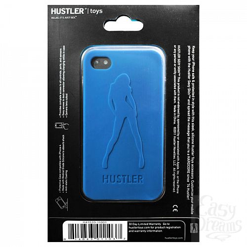 Фотография 2  Черный силиконовый чехол HUSTLER для iPhone 4, 4S H41533-11002