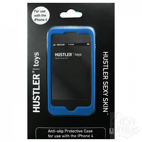 Фотография 3  Черный силиконовый чехол HUSTLER для iPhone 4, 4S H41533-11002