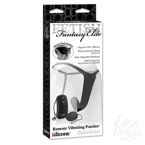  4       Remote Vibrating Panties  Black