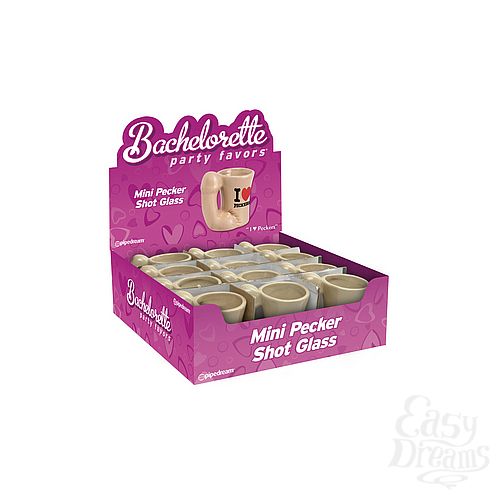 ���������� 2  ����� �� 12 ������ Mini Pecker Shot Glass 790999PD