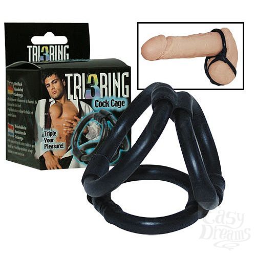  3    Tri Ring Cock Cage
