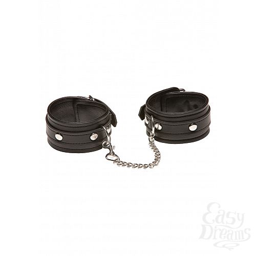 ���������� 2  ������ X-PLAY LOVE CHAIN ANKLE CUFFS BLACK 2073XP