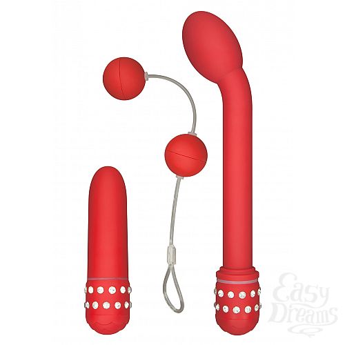  2   CRYSTAL MINI VIBE RED 10066TJ