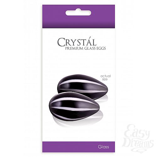 ���������� 1:  ����������� CRYSTAL GLASS EGGS BLACK NSN-0703-13
