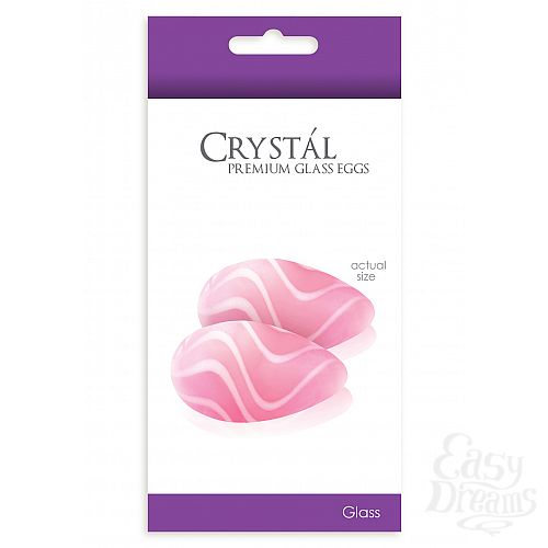 ���������� 1:  ����������� CRYSTAL GLASS EGGS PINK NSN-0703-14