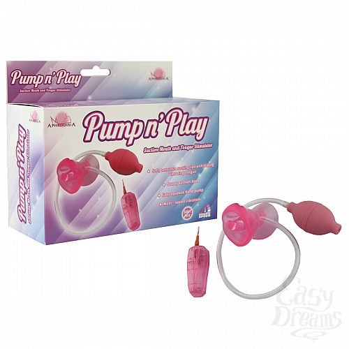 Фотография 2  Помпа с вибрацией фиолетовая Pump n s play Suction Mouth 54001-purpleHW