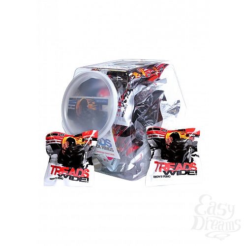 ���������� 2  ������ TREADS MENS RING WIDE WHITE NSN-0905-11