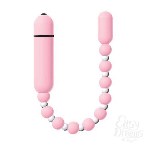 Фотография 2  Анальная вибро-цепочка Booty Beads Pink розовая