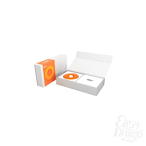 Фотография 1:  Универсальный вибромассажер DONUT ORANGE оранжевый