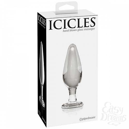 Фотография 3  Стеклянный анальный стимулятор ICICLES №26