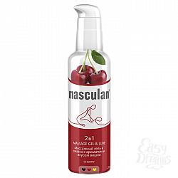 Гель Masculan 2 в 1 с ароматом и вкусом вишни 130 мл Гель Masculan 2 в 1 с ароматом и вкусом вишни 130 мл