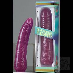 Фиолетовый фаллоимитатор Vinyl P-Shape - 16 см. Фиолетовый фаллоимитатор Vinyl P-Shape - 16 см.
