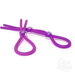 Набор Эрекционных Колец ""Cock ties"", фиолетовый Набор Эрекционных Колец ""Cock ties"", фиолетовый