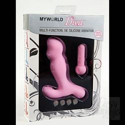 Розовый вибратор из силикона с 5 режимами вибрации - 12,7 см. Розовый вибратор из силикона с 5 режимами вибрации - 12,7 см.