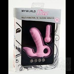 Розовый вибратор с клиторальным стимулятором и 5 режимами вибрации - 11 см. Розовый вибратор с клиторальным стимулятором и 5 режимами вибрации - 11 см.