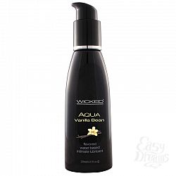 Открыть до 02.2018. Лубрикант со вкусом ванильных бобов WICKED AQUA Vanilla Bean 120 мл Открыть до 02.2018. Лубрикант со вкусом ванильных бобов WICKED AQUA Vanilla Bean 120 мл