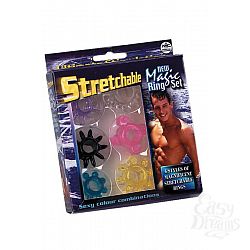 Набор из 6 эластичных разноцветных эрекционных колец Набор из 6 эластичных разноцветных эрекционных колец