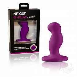 Фиолетовый массажер простаты Nexus G-Play Large - 10 см. Фиолетовый массажер простаты Nexus G-Play Large - 10 см.