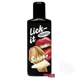 Съедобная смазка Lick It со вкусом белого шоколада - 50 мл. Съедобная смазка Lick It со вкусом белого шоколада - 50 мл.